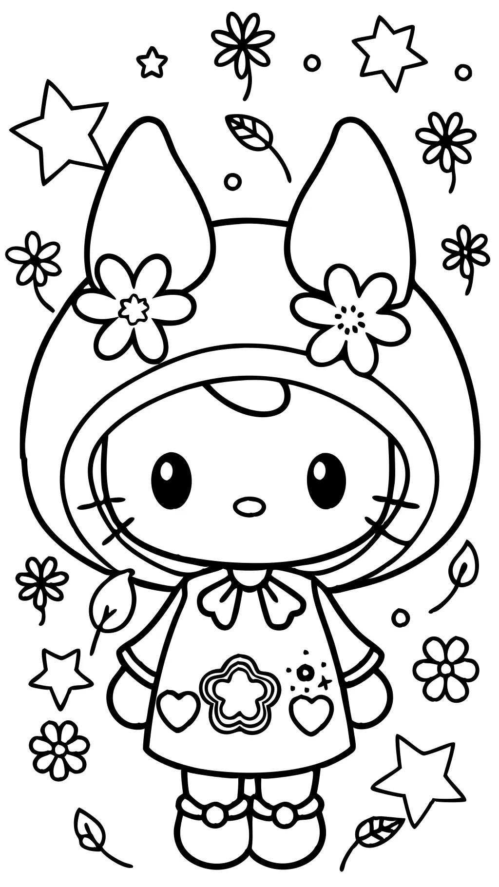 mymelody coloring pages